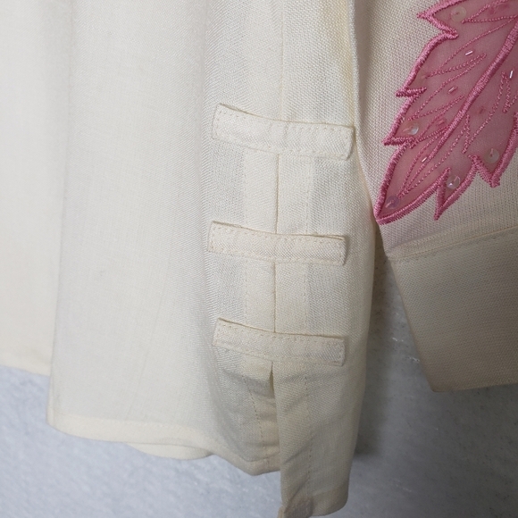 Baluchi Womans Top Pink embroidery/Sequins Size 10 - Picture 8 of 9